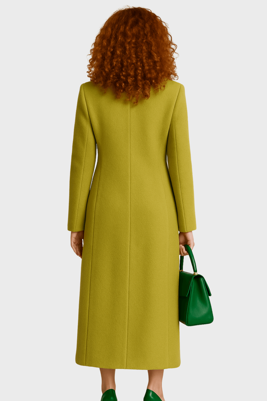 Cashmere Luxury Double Breasted Long Designer Coat