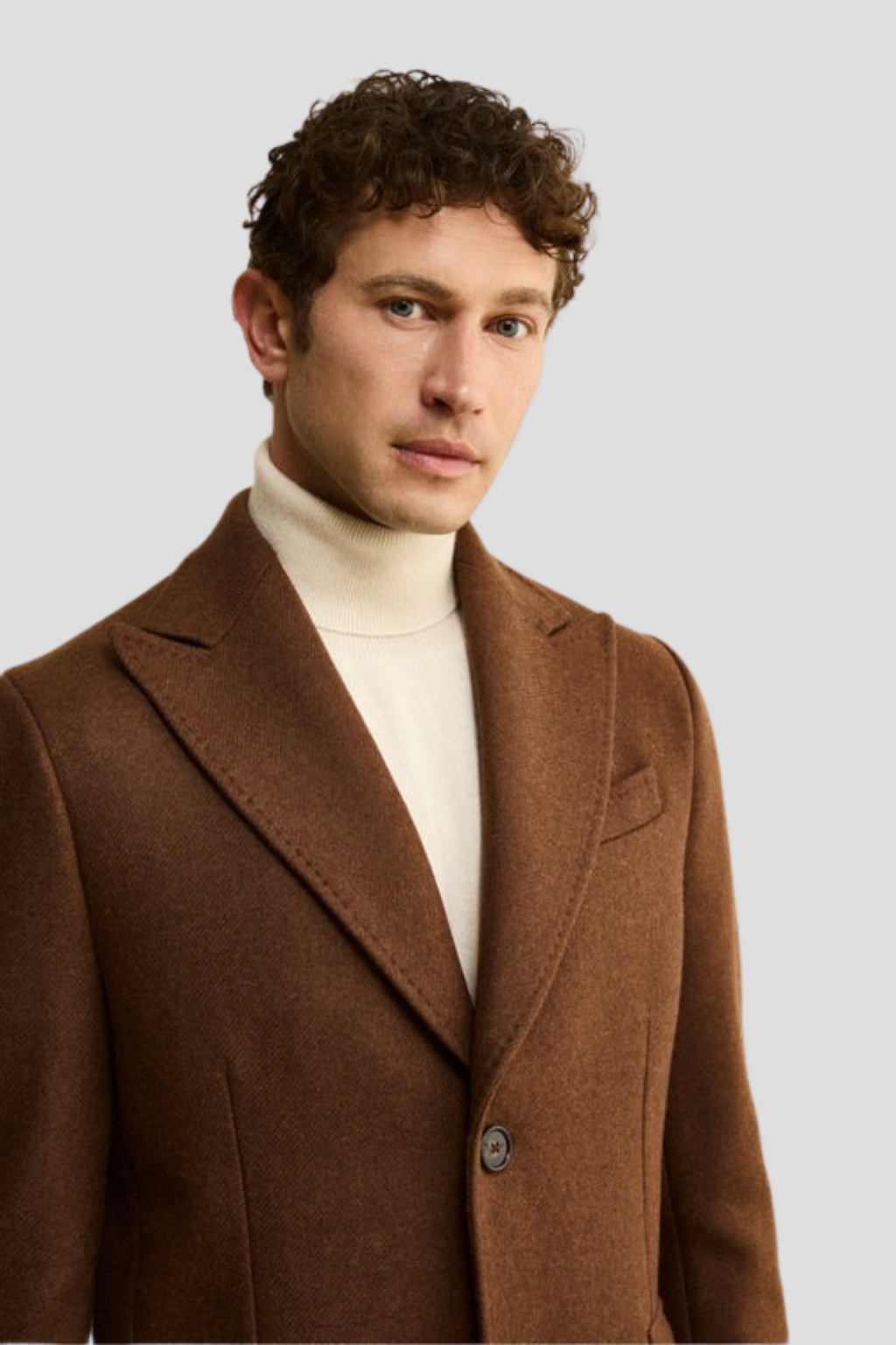 Men Brown wool Coat
