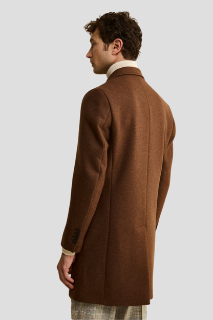 Men Brown wool Coat