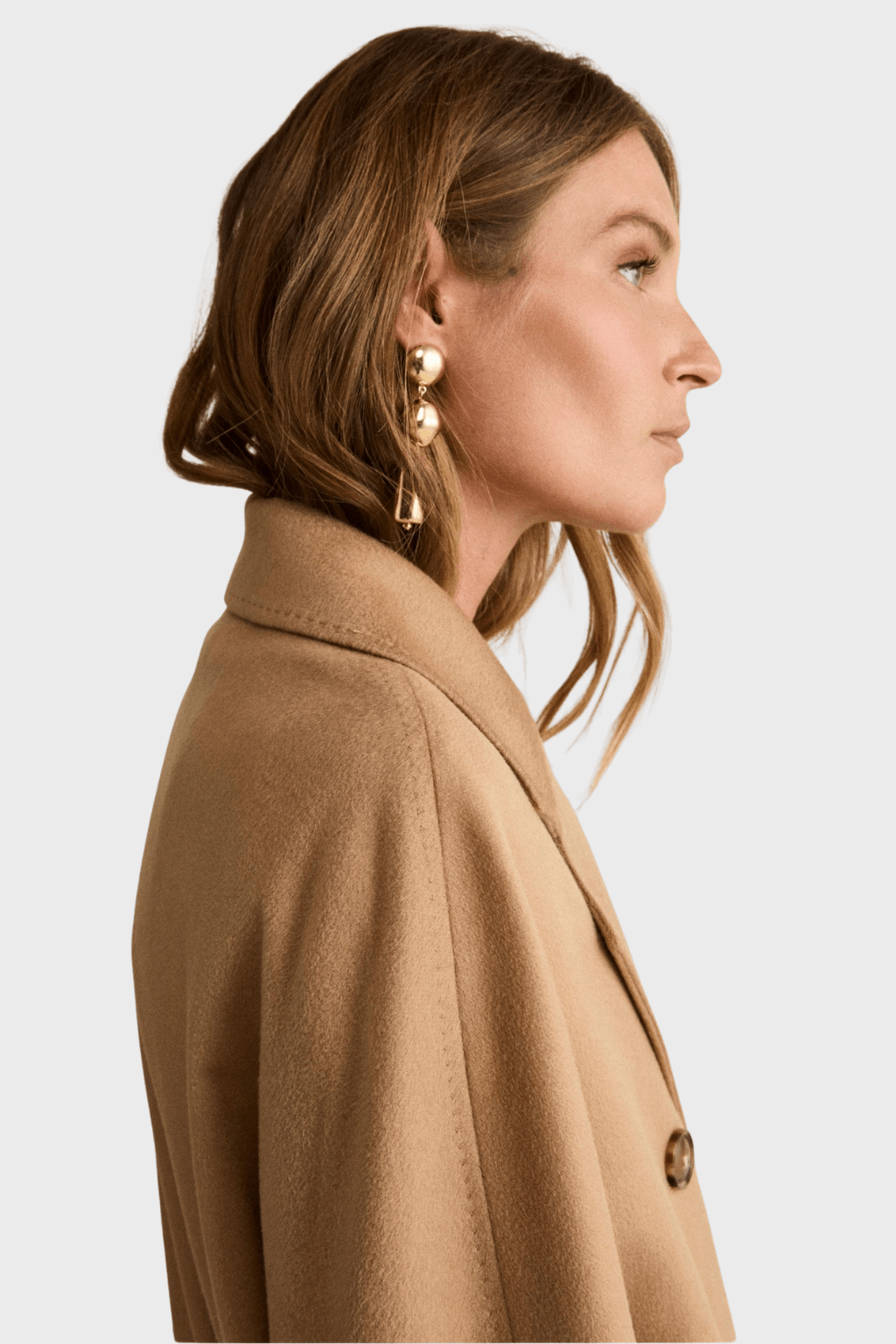 Cashmere Long Lined Double Breasted Coat