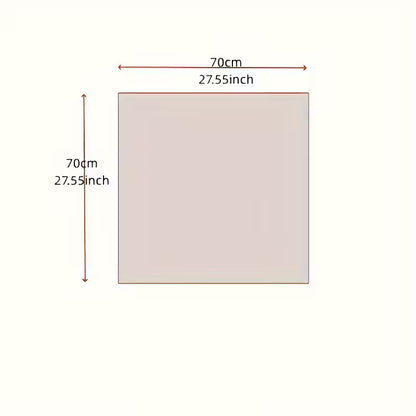 Navy Blue Silk Printed Square Scarf